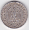 GERMANIA 5 Mark marci 1935 A, Europa, Argint