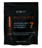 Pudra Decoloranta Albastra 7 Tonuri 500g, ETB Hair Professional Bright Blonde