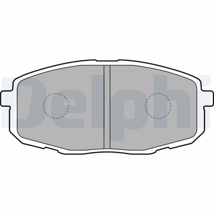 DELPHI LP1819 set placute frana,frana disc
