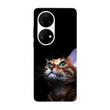Husa compatibila cu Huawei Nova 8i model I am cat, Silicon, TPU, Viceversa, Transparent, Carcasa