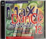 Various &lrm;&ndash; Maxi Dance Sensation 12 _ dublu cd _ NM / NM euro house Ariola, 1994 Europa