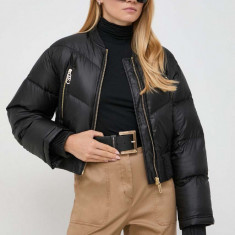 MICHAEL Michael Kors geaca bomber de puf femei, culoarea negru, de iarna, oversize