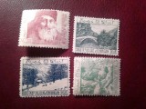 Set 4 Timbre Azerbaidjan 1921 - pt Ajutor , 4 valori dantelate , 2 timbre fara guma