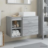 Cumpara ieftin Set dulap baie 2 buc. Sonoma gri 79,5 x 41 x 79,5 cm
