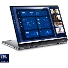 Laptop Dell Latitude 9450 cu procesor Intel&reg; Core&trade; Ultra 7 165U pana la 4.9GHz, 14, QHD+, IPS, Touch, 32GB LPDDR5x, 1TB SSD, Intel&reg; Graphics, Grey, Wi