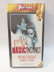 Caseta video VHS originala film - Basic Instinct - sigilata - limba italiana foto
