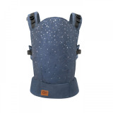 Marsupiu ergonomic kinderkraft nino, pana la 20 kg, confetti denim