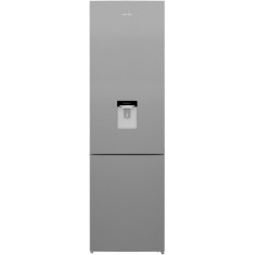 Combina frigorifica Arctic AK60406M40DS, 386 l, Clasa E, Water Dispenser, Garden Fresh, Safety Glass, XXL BOTTLE, H 202,5 cm, Argintiu