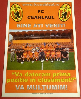 Program fotbal-retur liga a-II-a 2009 - FC CEAHLAUL PIATRA-NEAMT foto