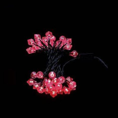 Ghirlanda luminoasa forma diamant 40 LED-uri rosii culoare WELL