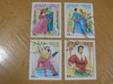 Seria Completa 4 Timbre Sahara Occidentala 1993 - Teatru, Don Juan, Jose Zorrilla -A94