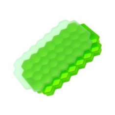 Formă pentru gheață, 37 de cuburi, formă hexagon, silicon, 20x12x2.5 cm