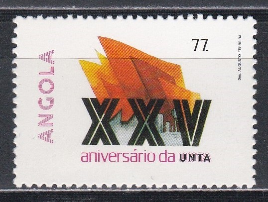 Angola 1983 - A 25-a aniversare a Uniunii Naționale a Muncitorilor Angolezi, Cota 10.50 EURO, MNH