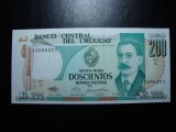 URUGUAY 200 PESOS 1986 UNC