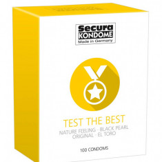 Prezervative Secura Test the Best, 100 Buc