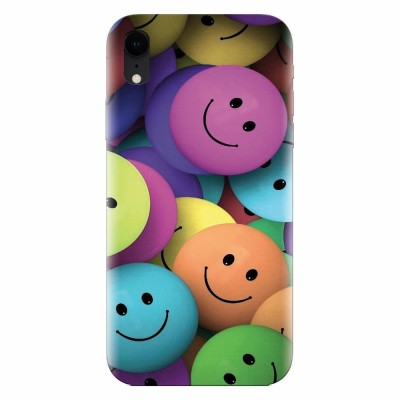 Husa silicon pentru Apple Iphone XR, Smiles foto