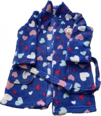 Halat baie, culoarea albastru , marime 4 ani