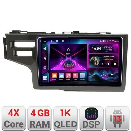 Navigatie Honda Fit 2014-2019 Android radio gps internet 4+64 InCell Display 1K Kit-fit-14+EDT-E209-RK CarStore Technology