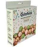 Set Ghirlanda Baloane 60 buc Măsline/Olive Latex Natural, Globos Festival
