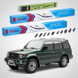 Cumpara ieftin Ștergătoare Mitsubishi Montero, Pajero II 1990-2000 | Set Față și Spate Flat Premium &ndash; TeamCar&reg;
