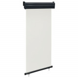 Copertina laterala balcon Gossi, 100 x 250 cm, crem, poliester, protectie UV, montaj perete/tavan