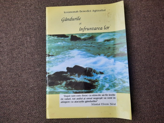 Gandurile si infruntarea lor Benedict Aghioritul