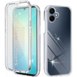 Husa 360 compatibila cu Samsung Galaxy A06 - V2 Transparent fata si spate