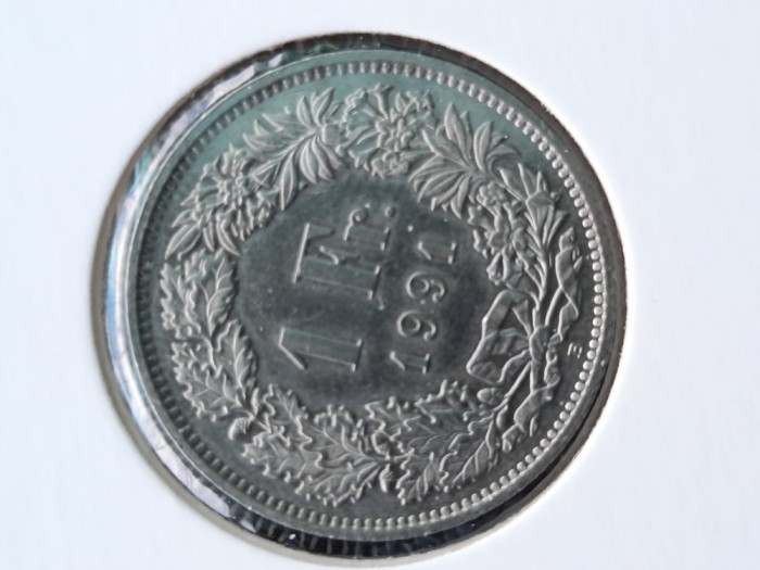 1 Franc 1991, Elvetia - G 4559