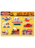 Puzzle Melissa &amp; Doug Vehicles Sound 8pc (50206)