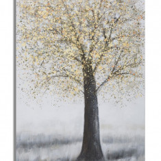 Tablou decorativ Tree Simple - A, Mauro Ferretti, 80x120 cm, pictat manual, canvas/lemn de pin