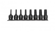 Set chei tubulare impact 1/2 cu varf torx T30-T80 ,set 8 piese