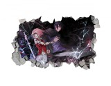 Cumpara ieftin Sticker decorativ, gaura in perete 3D, Naruto, 85 cm, 1032STK, natura si peisaje