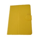 Cumpara ieftin Stand Tableta 8 inci &ndash; Husa Toc Piele Ecologica Galbena