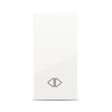 &Icirc;ntrerupător cruce 1M 10A Moda Voice ELBI: control iluminat din 3 puncte, modular, montaj &icirc;ngropat, disponibil &icirc;n 4 culori pentru interior modern.