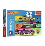 Cumpara ieftin Puzzle Trefl Hot Wheels - Cursa, 60 piese