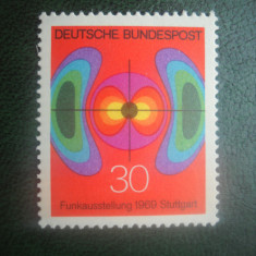 HOPCT TIMBRE MNH 902 EXPO RADIOCOMUNICATII 1969 - 1 VAL GERMANIA