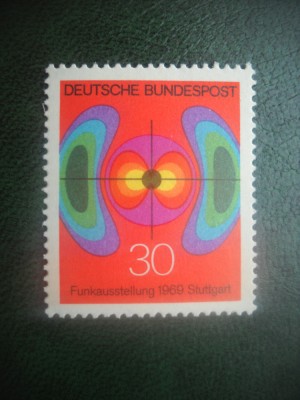 HOPCT TIMBRE MNH 902 EXPO RADIOCOMUNICATII 1969 - 1 VAL GERMANIA foto