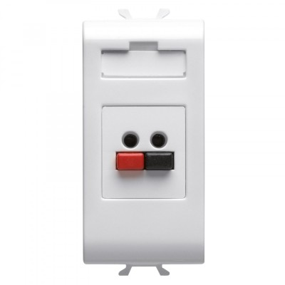 Priza audio si video 1M Gewiss Chorus alb satinat MAT GW15458 foto