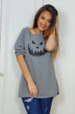 U658-18 Bluza casual cu tematica Halloween