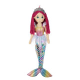 Papusa sirena din material textil My Doll, 70 cm, 3 ani+, Multicolor, General