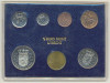 OLANDA █ SET COMPLET DE MONEDE █ FOLDER 1+5+10+25 Cents +1+2 1/2 Gulden 1980 UNC, Europa