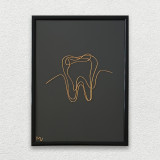 Tablou Molar, 18&times;24 cm