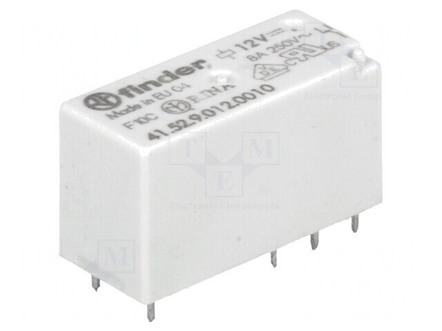 Releu Electromagnetic DPDT 12VDC 15A PCB
