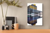 Tablou Canvas Reflecții Arhitecturale &icirc;n Oglinda Timului, 26 x 39 cm, CMCLASS