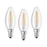 Cumpara ieftin Set Becuri LED Osram, 4 W, 4000 K, 470 Lumeni, E14, 10000 ore, A++, 3 bucati