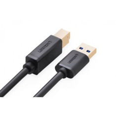 2M Cablu USB 3.0 A M la B M cable Gold Plated negru UG007