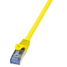 PATCH CORD S/FTP LOGILINK Cat6a, LSZH, cupru, 1.5 m, galben, AWG26, dublu ecranat &amp;quot;CQ3047S&amp;quot; (timbru verde 0.18 lei)