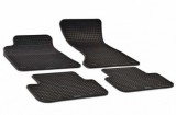 Covorase Auto Cauciuc Umbrella Audi A4 B8 (2007-) Gri Carbon, Set Complet Fata+Spate, Anti-alunecare, Bordura Inalta