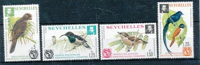SEYCHELLES 1976 FAUNA PASARI foto