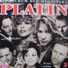 CD 2XCD Various – Platin (Das Album Der Megastars) (NM)